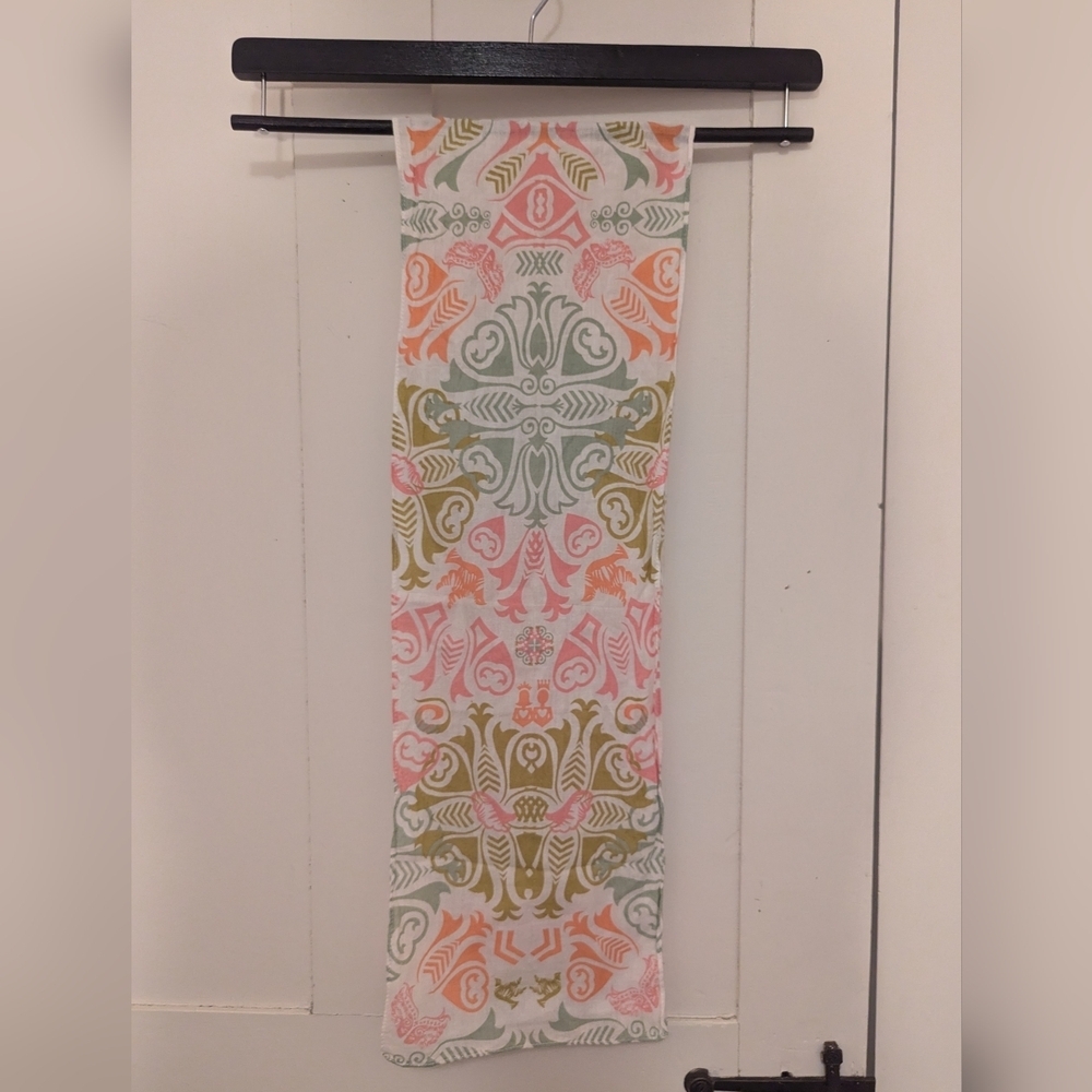 🩷 🍊 Cotton Scarf Warriors In Colorful Patterned Fabric By Ford Motor Company